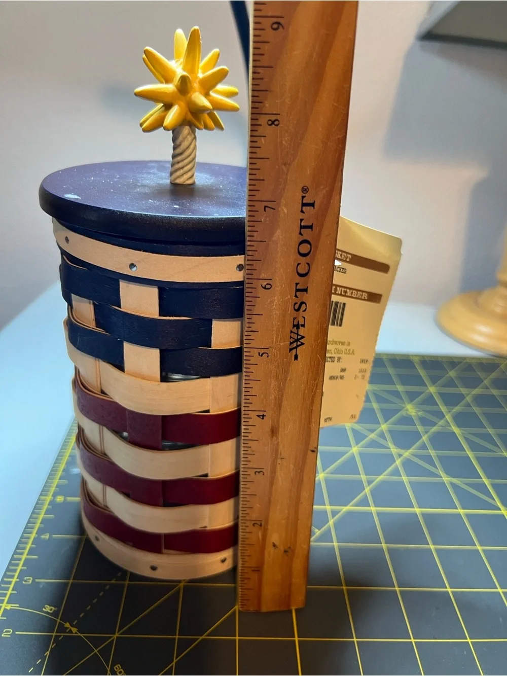 Longaberger firecracker lid